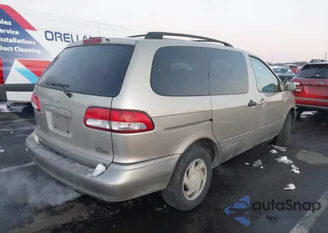 2002 Toyota Sienna Le z USA, uszkodzony, nr VIN 4T3ZF13C42U479037